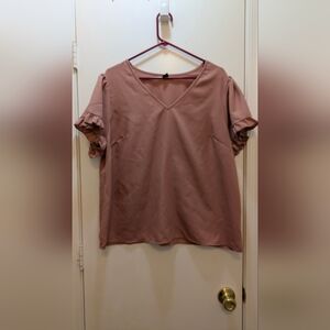Shein cap sleeve blouse